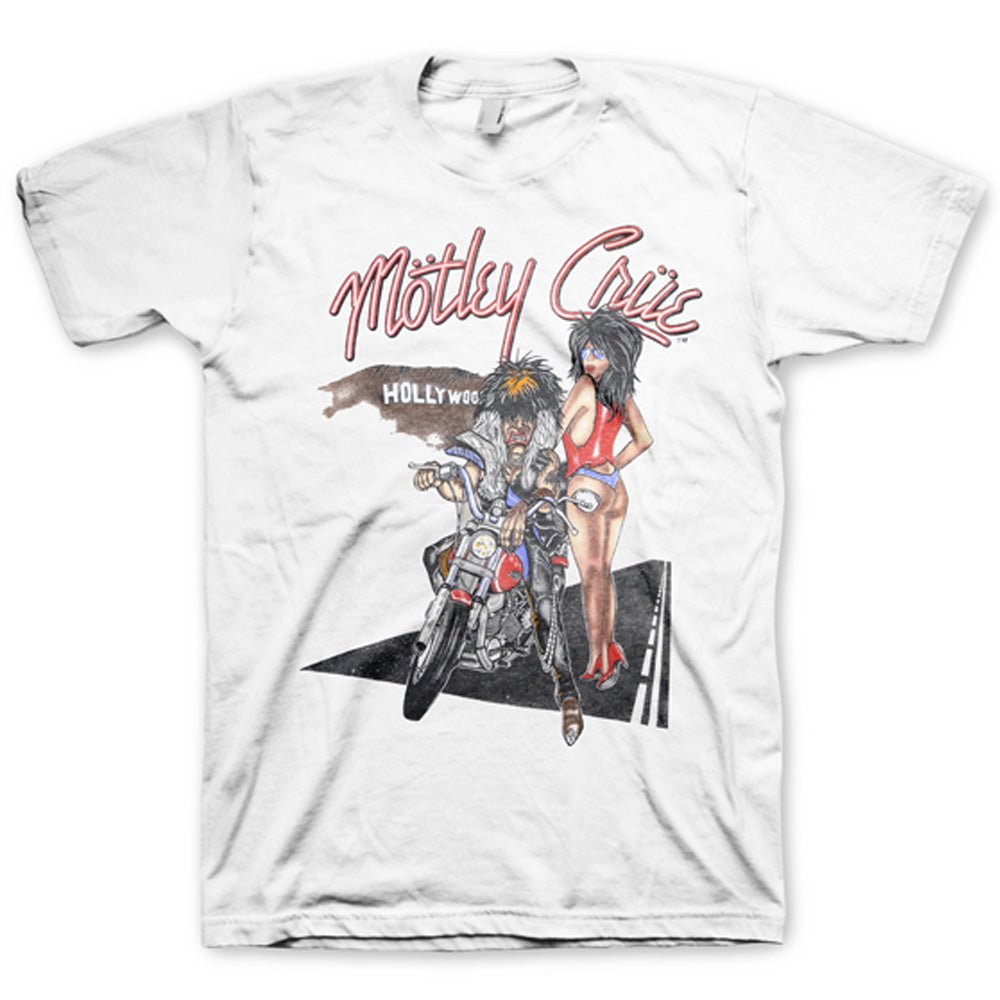 MOTLEY CRUE モトリークルー (来日 40周年 ) - ALISTER MOTORCYCLE 87 / Tシャツ / メンズ - PGS